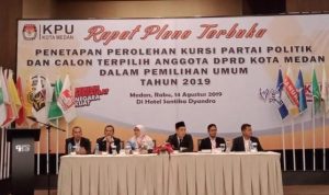 KPU Medan Tetapkan 50 Caleg Terpilih, Berikut Daftar Namanya