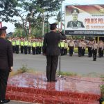 Polres Pelabuhan Belawan Gelar Upacara Hut Kemerdekaan RI Ke -74