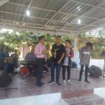 Kasat Narkoba Polres Pelabuhan Belawan Hibur Pengunjung Jum'at barokah