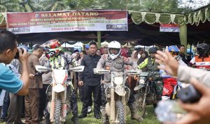 Jalin Sinergitas dan Solidaritas, TNI - POLRI Menggelar Kegiatan Trail Bersama