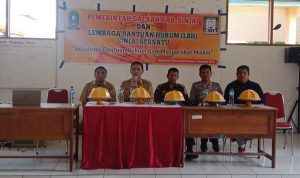 Kapolsek Sinjai Selatan Hadiri Sosialisasi Bantuan Hukum Bagi Masyarakat Miskin