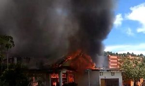 Ditinggal ke Kebun, 1 Unit Rumah di Desa Tobaku Ludes Dilalap Api