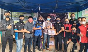 Riderhood Community Jeneponto for Humanity salurkan bantuan kepada warga terdampak banjir di tarowang