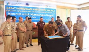 Ketua DPRD Kolaka Hadiri Rakor Regsosek 2022