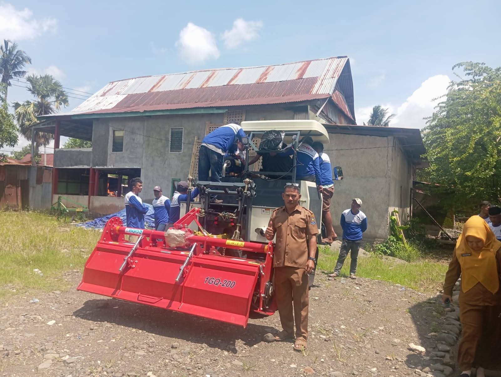 Bangun SDM Pertanian, Dinas Pertanian Jeneponto Gelar Pelatihan Operator Roda Empat di Bangkala Barat