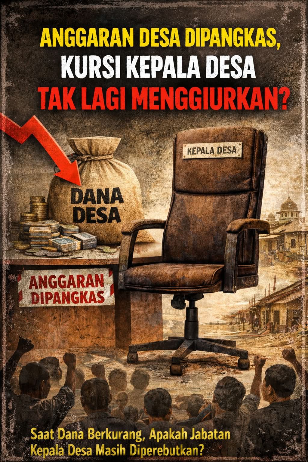 Anggaran Desa Dipangkas, Kursi Kepala Desa Tak Lagi Menggiurkan?