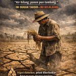 Gagal Panen Bukan Takdir, Tapi Akibat Irigasi yang Diabaikan