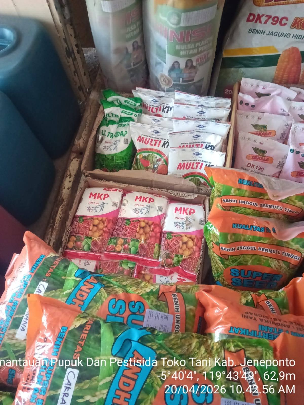 Dinas Pertanian dan Disperindag Jeneponto Lakukan Monitoring dan Penarikan Pupuk serta Pestisida Tidak Sesuai Ketentuan