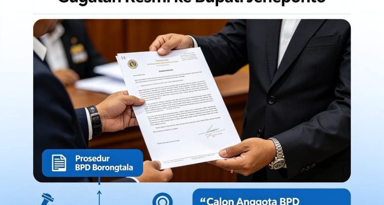 Diduga Cacat Prosedur, Calon Anggota BPD Borongtala Layangkan Gugatan Resmi ke Bupati Jeneponto